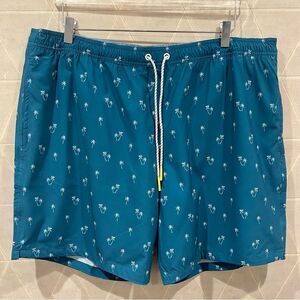 Bonobos - Mens E Waist Trunk Updated Liner Palm Print XXL